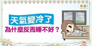 天氣變冷了 為什麼反而睡不好?