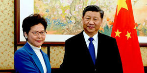 林鄭赴京會見習近平 北京挺港府強力執法、止暴制亂